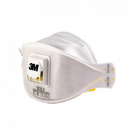 Полумаска фильтрующая 3М Aura модель 9312+ класс защиты FFP1 NR D