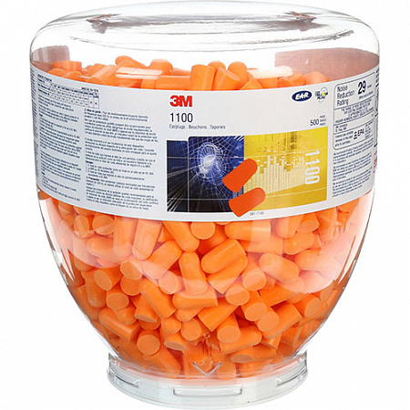 Беруши 1100 One Touch Pro 3910000 3М в колбе для диспенсера