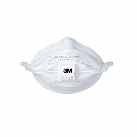 Полумаска 3M VFlex 9163SV , складная, с клапаном выдоха, малый размер