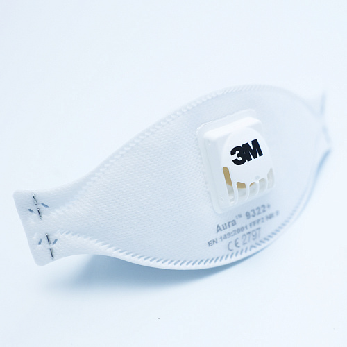 Полумаска фильтр. 3М Aura модель 9322+ класс защиты FFP2 NR D Полумаска фильтр. 3М Aura модель 9322+ класс защиты FFP2 NR D