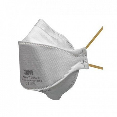 Полумаска фильтрующая 3М Aura модель 9310+ класс защиты FFP1 NR D