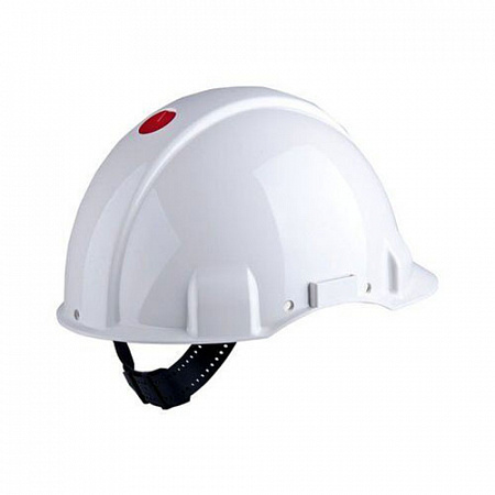Каска защитная G3001NUV-VI белая, без вентиляции, с храповиком