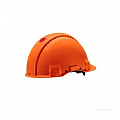 Каска защитная G3000NUV-OR оранжевая, с вентиляцией, с храповиком