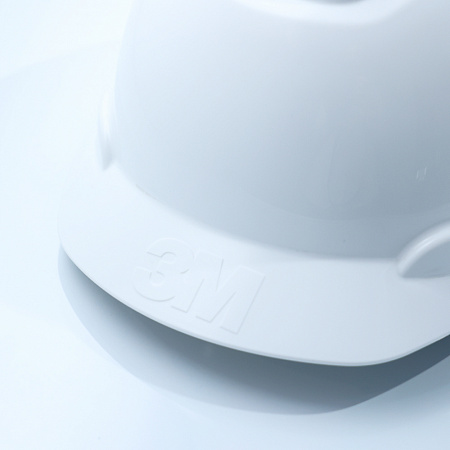 Каска защитная модель H-700N-VI, с вентиляцией. Белая. С храповиком