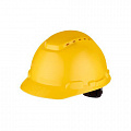 Каска защитная модель H-700C-GU, c вентиляцией. Желтая Каска защитная модель H-700C-GU, c вентиляцией. Желтая