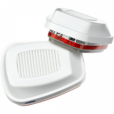 Фильтр комбинированный 3М модель 6096 (класс защиты А1E1HgP3 R)